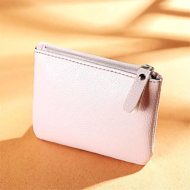 Dompet Koin Wanita Dompet Uang dan Kunci Wanita Kartu Kulit 1