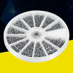 PRODUK BARU Baut Kacamata Reparasi Frame Sunglasses Repair Nuts 600 PCS Plus Kotak Penyimpanan **