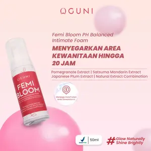 Oguni Skincare Femi Bloom PH Balanced Intimate Foam Sabun Kewanitaan 50ml Pomegranate & Japanese Plum Menutrisi Kulit Melembapkan Mencegah Iritasi & Menyegarkan Area Intim