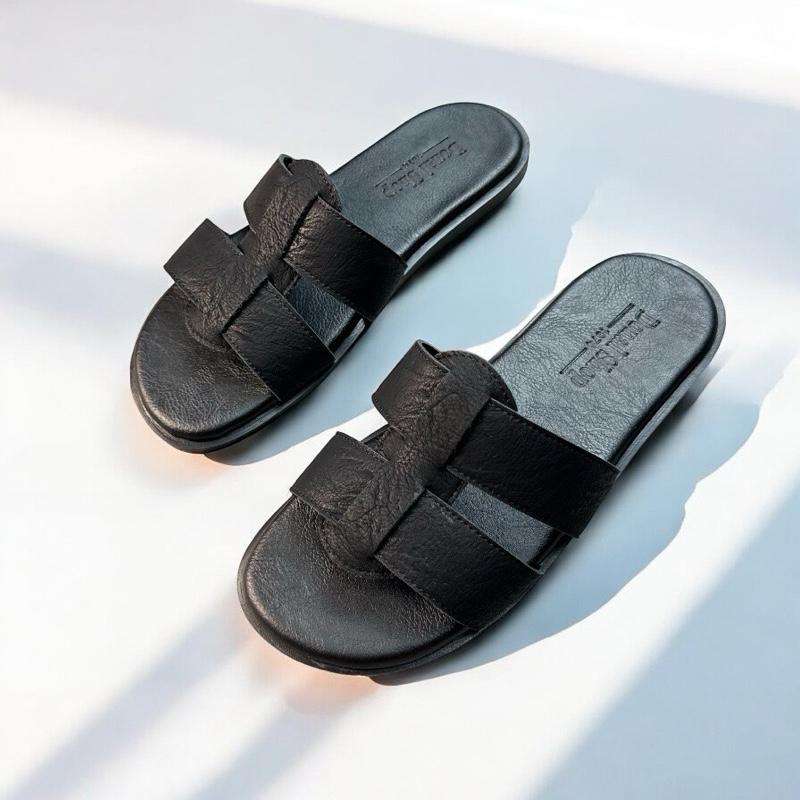  DONATED Dép Da Nam Đế Đúc Chắc Chắn Quai Da Mềm Mại Màu Sắc Bắt Mắt Phù Hợp Với Mọi Lứa Tuổi Xịn 3 Link New 