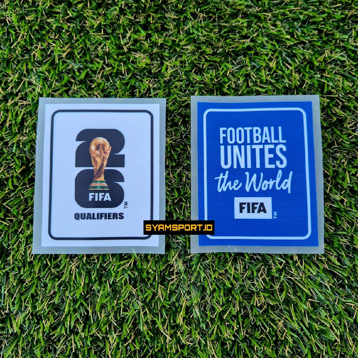 Patch Worldcup Qualifiers Sepasang Kanan Kiri FULL HD JELAS Kuat Mengkilap | Patch Piala Dunia Timnas Indonesia | Patch Timnas WCQ