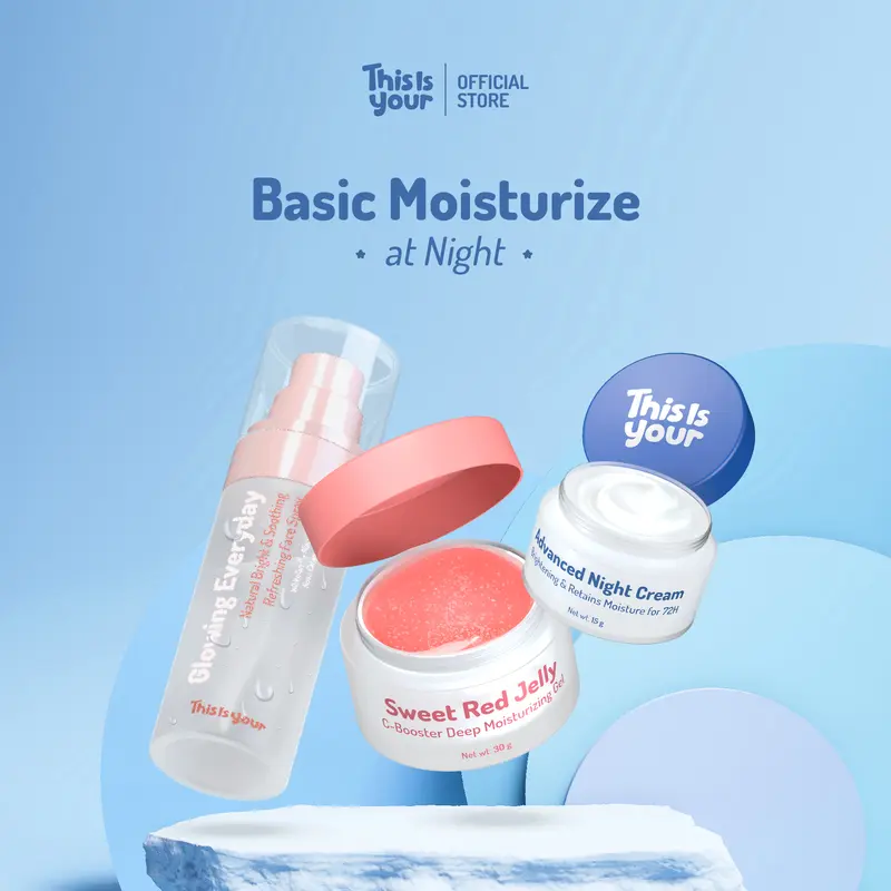 This is Your Basic Moisturize Paket 3 pcs Basic Skincare Untuk Melembabkan dan Mencerahkan 1