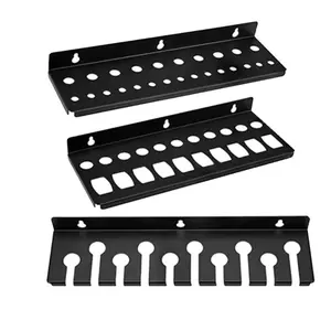 Space Saving Wall Mounted Tool Holder Rack for Easy Access to Screwdrivers and Wrenches Pliers in Workshops A2BB
