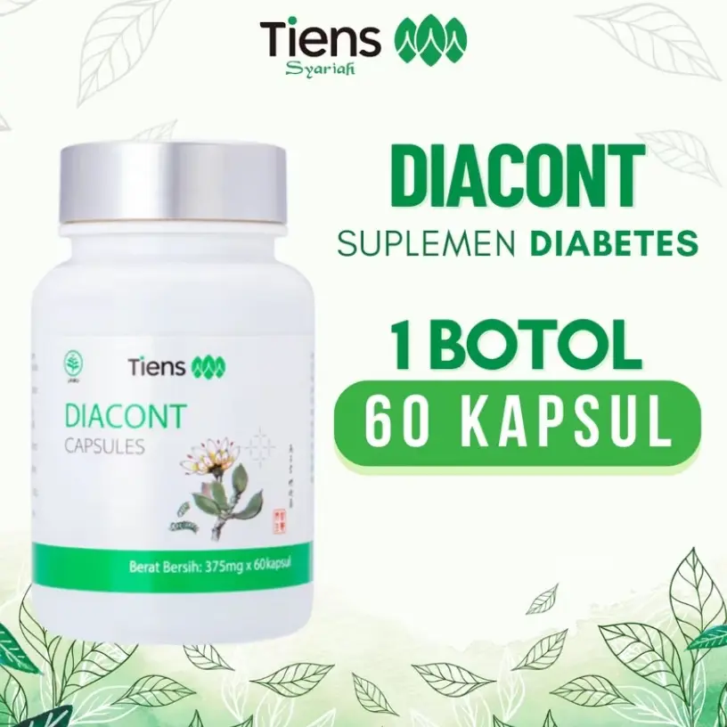 Diacont Kapsul Obat Diabetes - Kapsul Herbal Alami