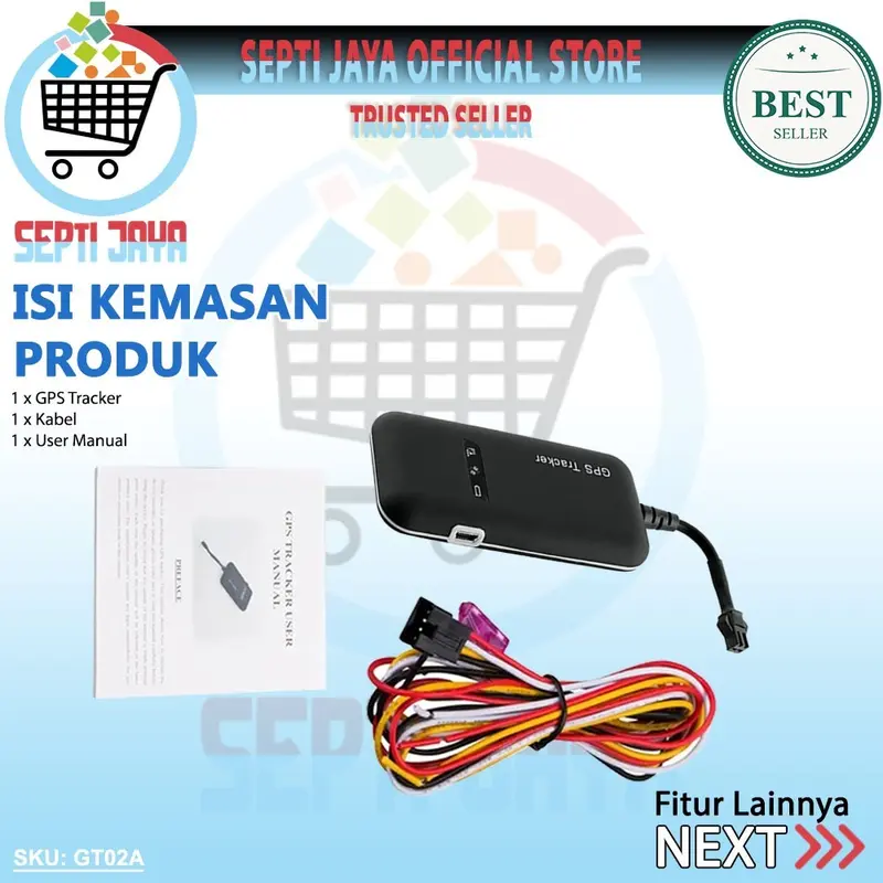 Mini GPS Tracker GT02A Perangkat Pencari Pelacak Lokasi Tracking Location Real Time Pelindung Keamanan Anti Lost Hilang Maling Perlindungan Privasi Untuk Kendaraan Mobi Car Motor 2