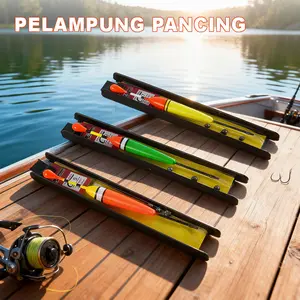Pelampung Pancing Set Anti Badai Isi 3 Plastik Berbagai Ukuran Senar Kail Timah Perlengkapan Memancing PJ-5403 Tersedia 3 Warna
