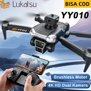 Drone YY010 4K HD Dual Kamera WIFI FPV Penghindaran Rintangan Yang Cerdas Motor Tanpa Sikat Pesawat Remote Control