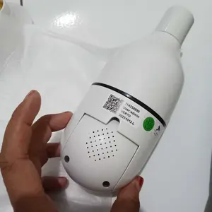 V380 Pro Kamera CCTV Bohlam Jarak Jauh 1080P WiFi Dorongan Informasi Pembicaraan Dua Arah
