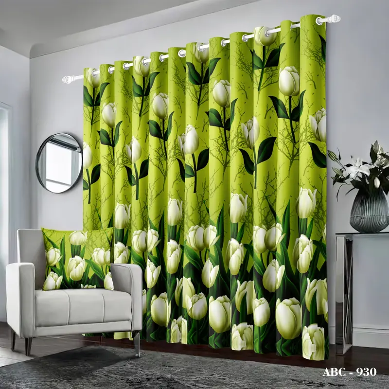 Gorden Smokring 12 Hordeng Pintu Dan Jendela Tirai Minimalis Per Pcs - Curtain 2