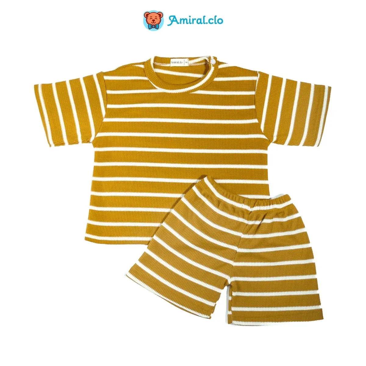 100 dapat 3 setelan knit waffle 1-8th