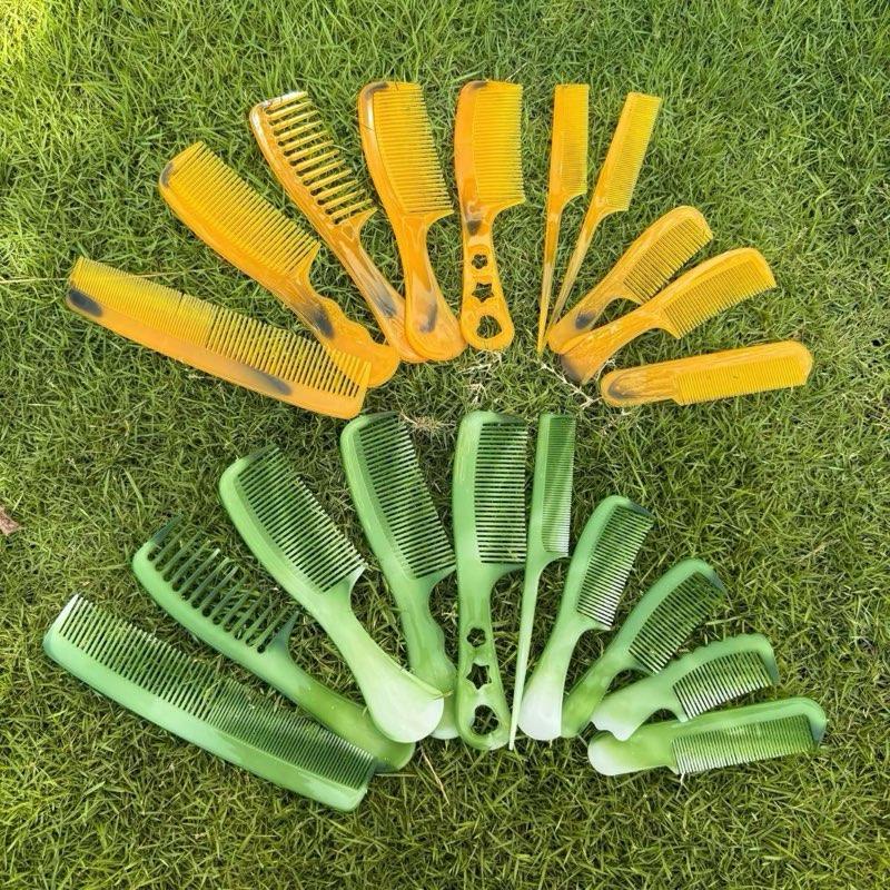 Bộ 10 Lược Chải Tóc Mát Xa Da Đầu Chống Tĩnh Điện Tiện Dụng Nữ Cắt Tóc - Lược Răng Thưa và Lược Răng Nhỏ làm