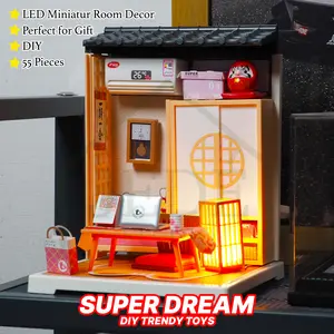 SUPER DREAM - DIY 3D Puzzle - 15cm x 18cm - Dekorasi dan Hadiah Unik - Pajangan