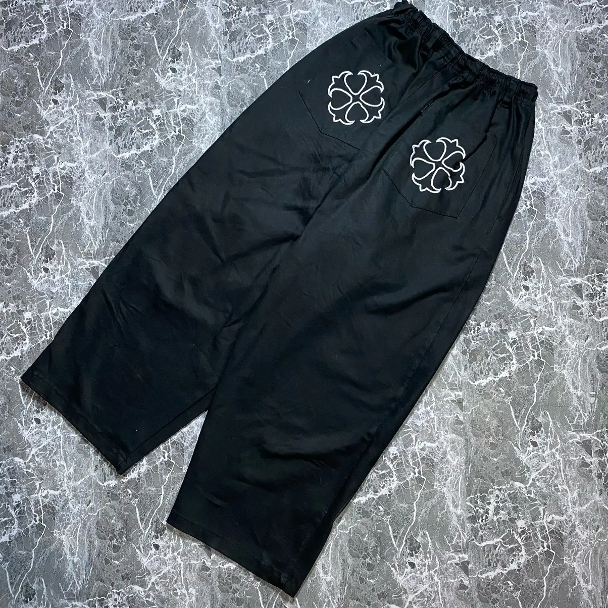 CHINO BALLONPANTS BAGGY SERIES NOTBADCLUB Celana  Pria  Hitam Casual Karet Panjang Nyaman