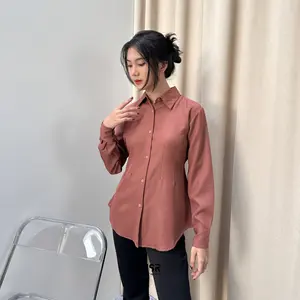 MSR Elsira - Kemeja Wanita Kerja Kantoran Cewek Kuliah Kekinian Blouse Polos Atasan Lengan Panjang Muslim MSR Elsira - Kemeja Wanita Kerja Kantoran Cewek Kuliah Kekinian Blouse Polos Atasan Lengan Panjang Muslim