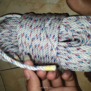 Tali Tambang Kiloan PPD PE 4mm 6mm 8mm sampai 16mm Tahan Air dan Panas untuk Penarik Jaring di Laut