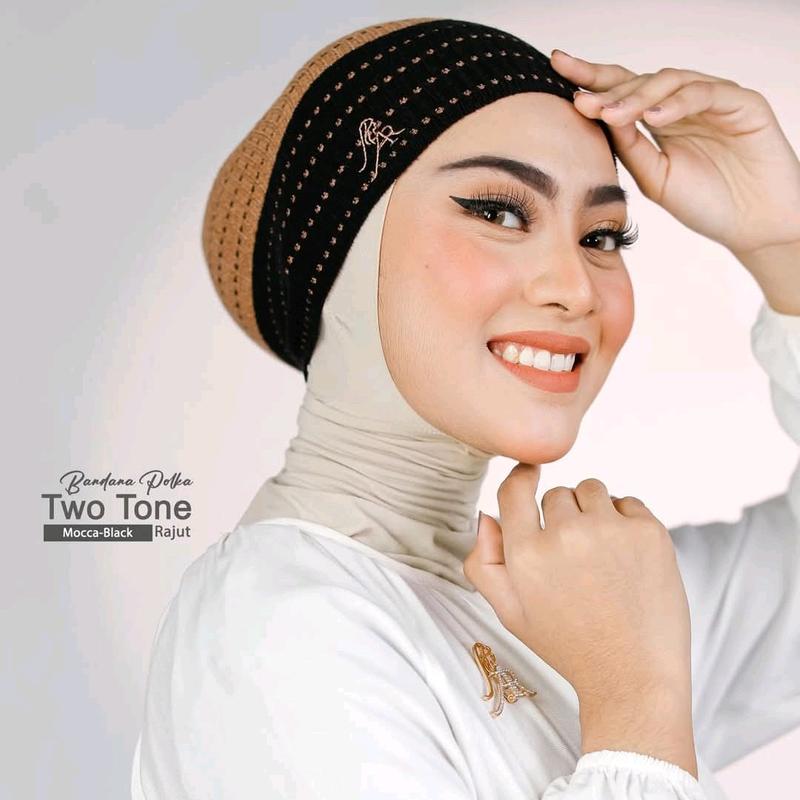 BANDANA POLKA TWO TONE // BY ARRAFI // NEW ARRIVAL // BEST SELLER 4
