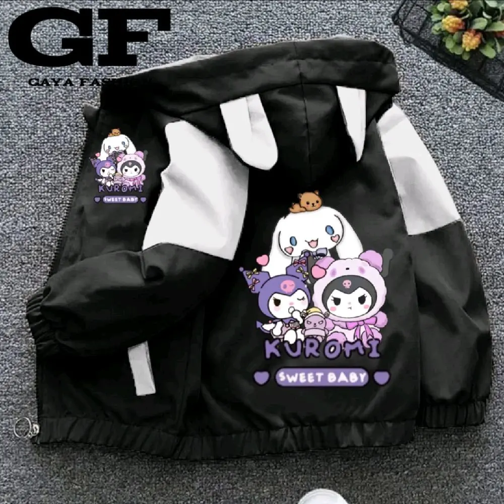 JAKET ANAK WATERPROOF COCOK UNTUK ANAK PEREMPUAN KUALITAS HD GAMBAR CUROMI IMUT SE IMUT PEMAKAI NYA