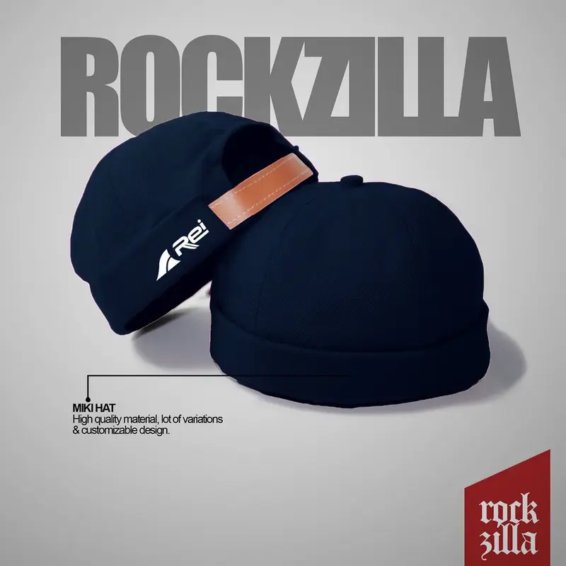 Topi peci mikihad pria dewasa trend fashion 2024 1