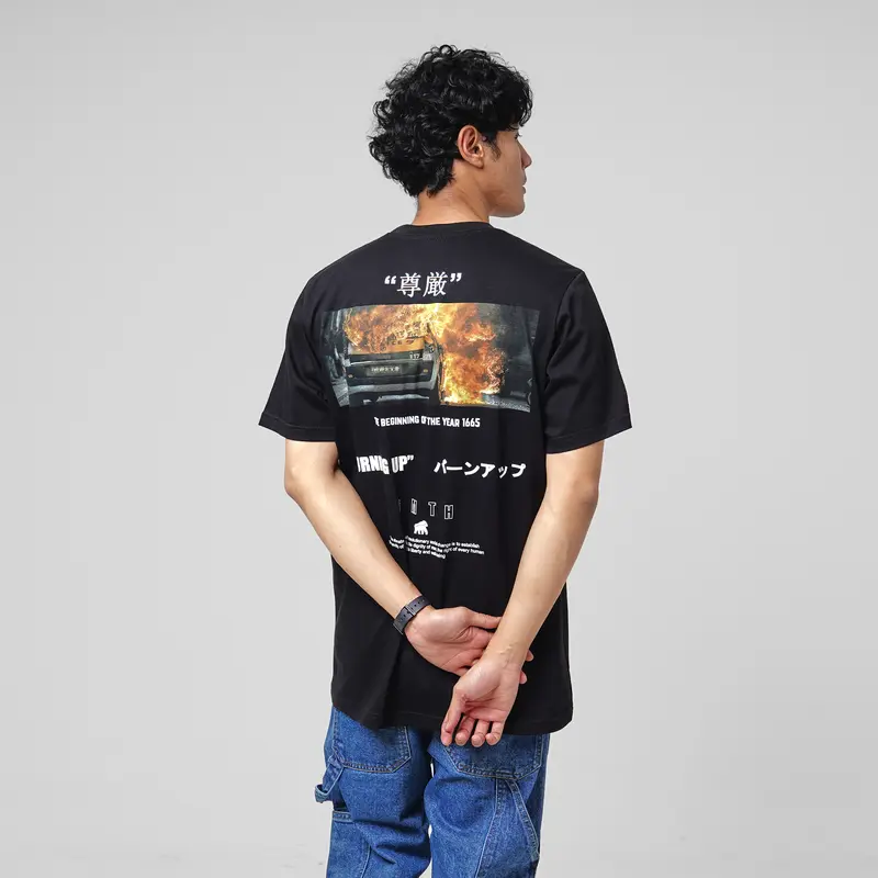 House of Smith T Shirt Ebup Black #13 - Kaos Pria Lengan Pendek