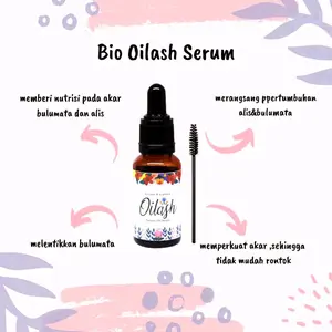 OILASH SERUM BULU MATA DAN ALIS BPOM( bulu mata lebih tebal dan indah)
