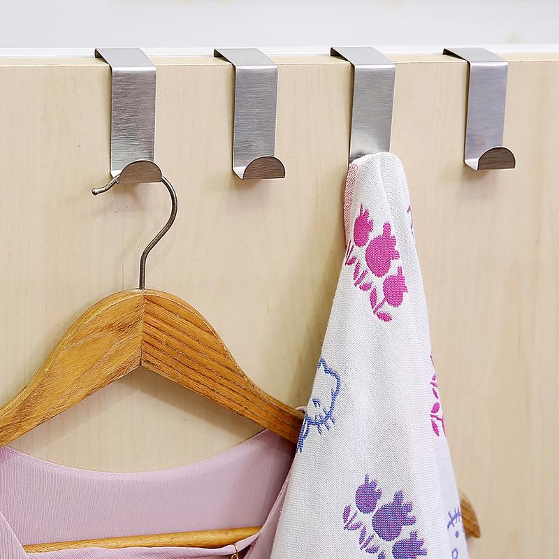 Móc Treo Đồ Sau Cánh Cửa,Cánh Tủ Hình Chữ Z Chất Liệu Inox - Dễ Dàng Thay Đổi Vị Trí