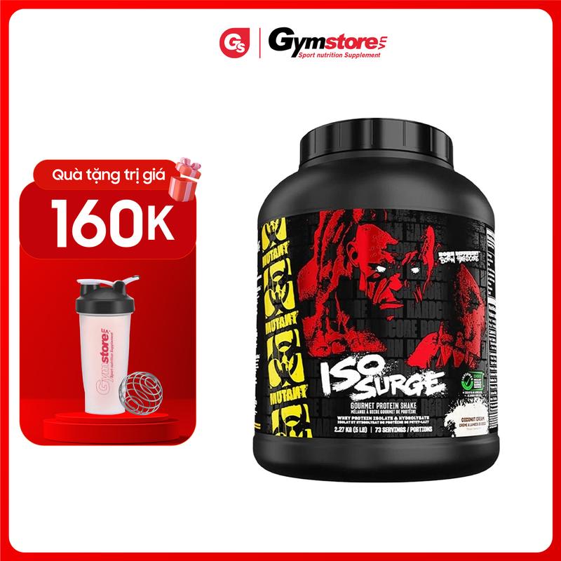 Bột Protein Whey Protein Mutant ISO Surge, 5 Lbs | Made in Canada