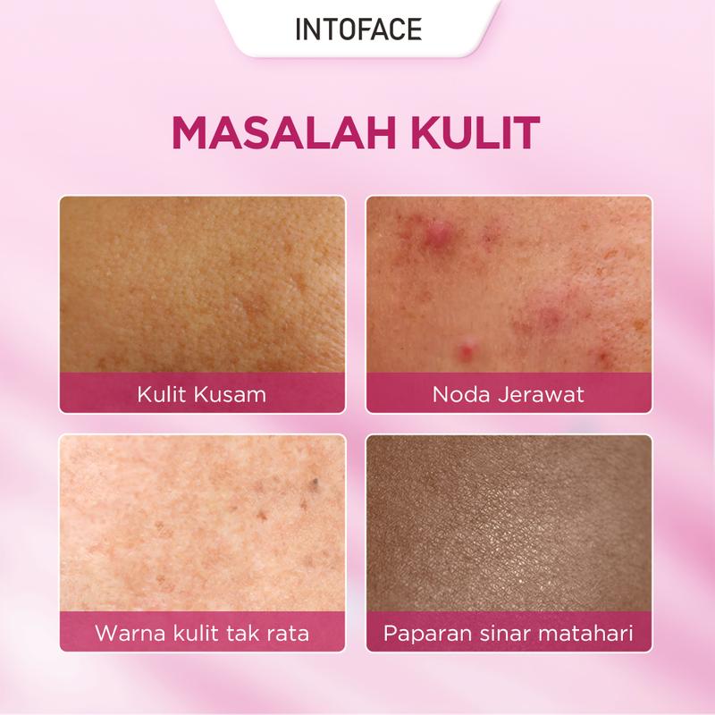 INTOFACE MSH 10% Niacinamide Brightening Moisturizer Cream B3 B5 Smywhite 377 Day & Night Cream Whitening Glowing Moisture Gel Pemutih Wajah krim pelembab pemutih Krim untuk kulit sensitif 30g 5