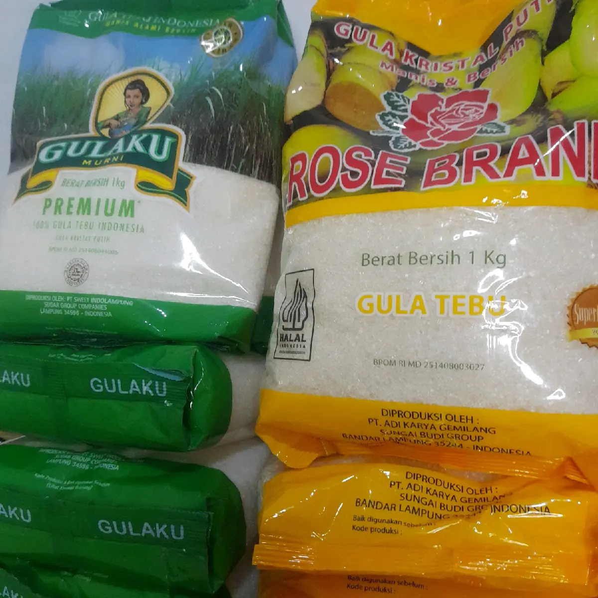 Gulaku 1 kg kemasan ex masih lama Sugar Tebu