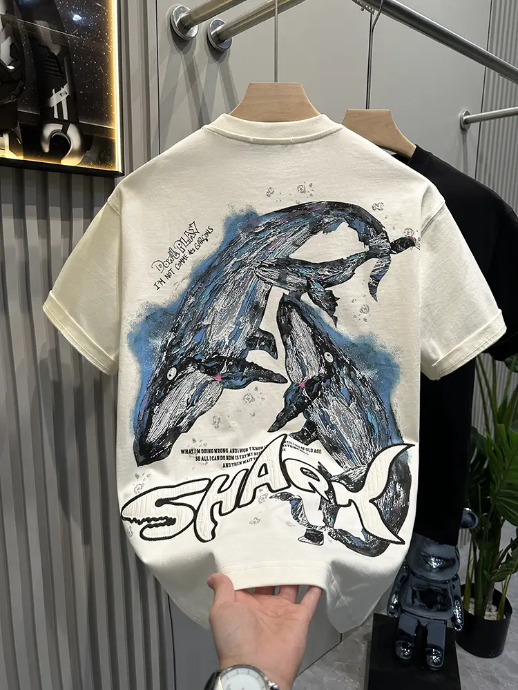 Kaos Tren Cetak Fashion Pria dan Wanita Muda 2025 - Bahan Nyaman - Toko Fashion