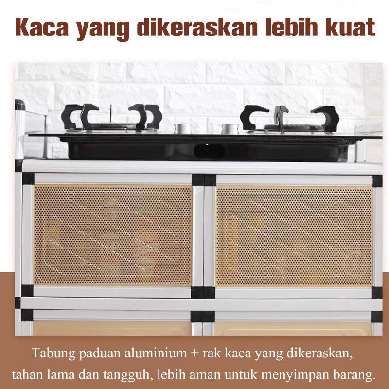 Product Introduction of Rak kompor dapur kabinet kompor gas stainless steel rumah tangga paduan aluminium rumah tangga satu kabinet sederhana 14