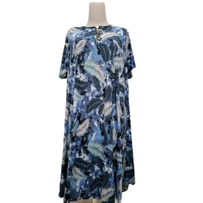 Daster jersey midi bahan korea  Bunga Ld 120 kekinian Dress Busui 3