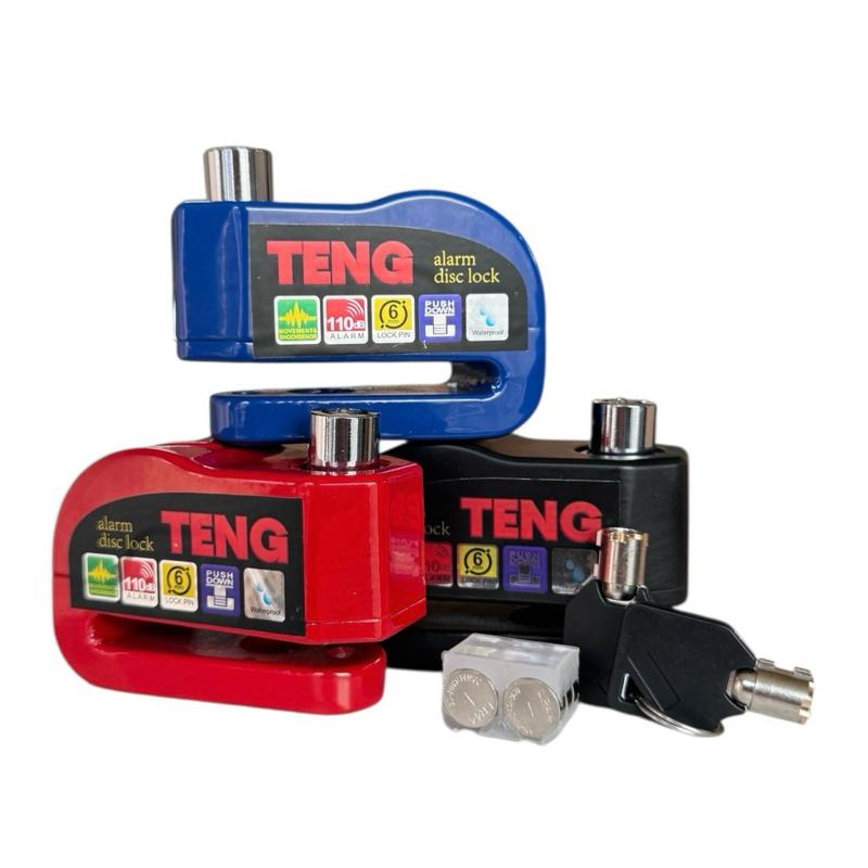 Ổ khoá đĩa báo động chống trộm xe máy TENG phiên bản mới 2 chế độ khoá tiện lợi an toàn,có 3 màu lựa chọn