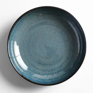 Brewsuniq - Serena Blue Dinnerware / Piring mangkok mug makan minum Cantik Elegan Estetik Minimalis Plate