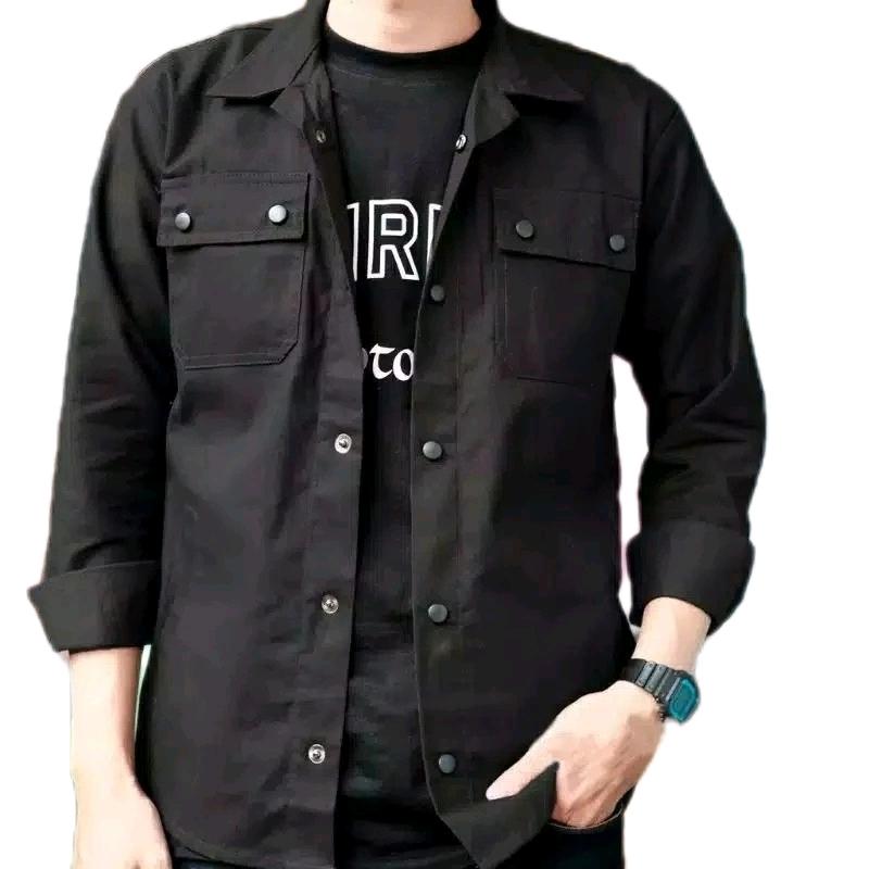 Kemeja Trucker Semi Parka Pria Cassual Premium Ready Ukuran S-XXXL 2