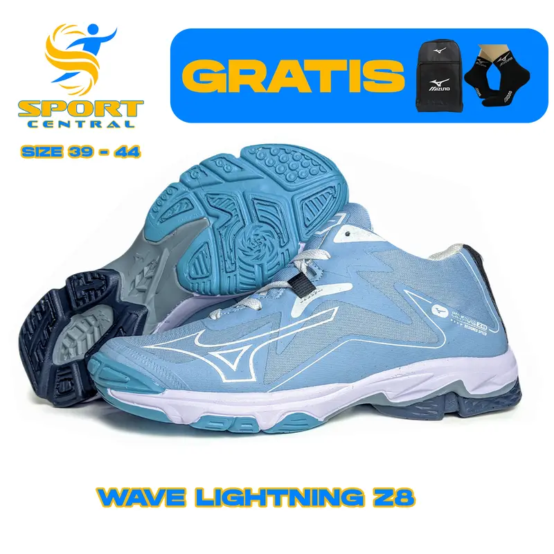 Sepatu Voli Mizuno WLZ8 Wave Lightning Z8 Hitam Sepatu Voli Sepatu Sporty Sepatu Olahraga Sepatu Badminton Sepatu Sport Pria Wanita Model Terbaru Terlaris Bisa COD 1
