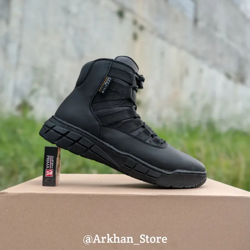 Sepatu Boots Tactical Pendek Lantas Terbaru 2024 Model Ninja 6 inci Shoes High 4