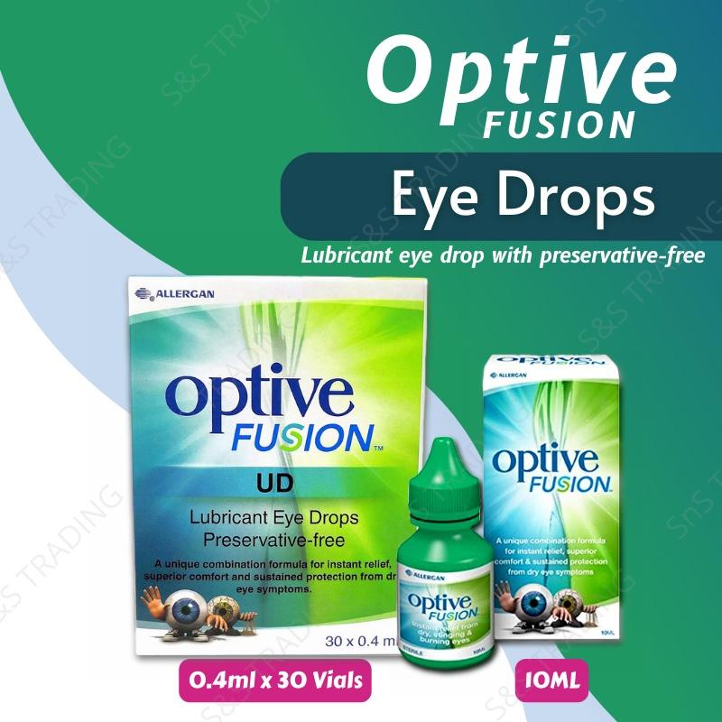 Product Introduction of Allergan Optive Fusion Eye Drops 10ml / Optive Fusion UD 30 x 0.4ml 7