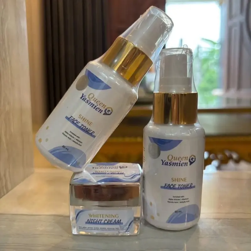 FACE TONER SHINE QUEENYASMIEN ( Penyegar wajah ) 3