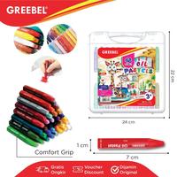 Gambar GREEBEL Crayon Krayon Kids 48 Warna / Kids Oil Pastel 48C (KOP48) Crayon Set Mewarnai Professional dari GREEBEL Kota Administrasi Jakarta Barat 3 Tokopedia