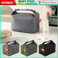 Gambar NIHONMART Tas Bekal Lunch Bag Besar Aluminium Tahan Panas Lunch Cooler Bag Alumunium Foil Tas Makan Serbaguna Thermal Cooler Bag - Tas Lunch Bag - Hitam dari nihonmart.id Kota Cimahi 1 Tokopedia