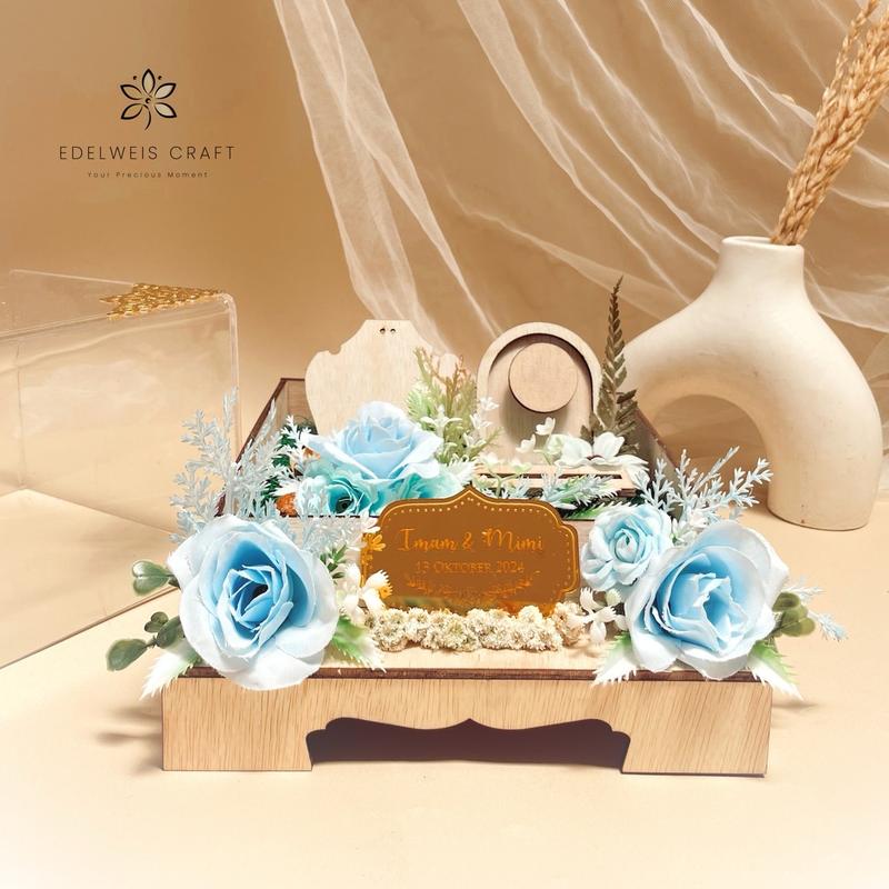 Treasure Artificial Kotak Hantaran Perhiasan Fullset Free Custom Nama 3