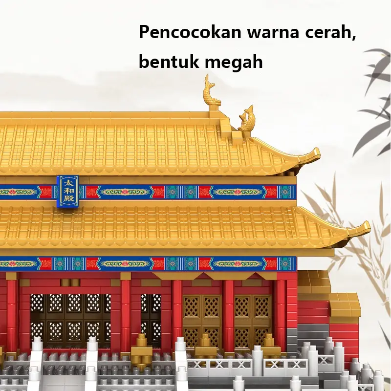 Mini Block Garden Nano Balok Cina Building Micro Partikel Blok Bangunan Building Block Bricks 4