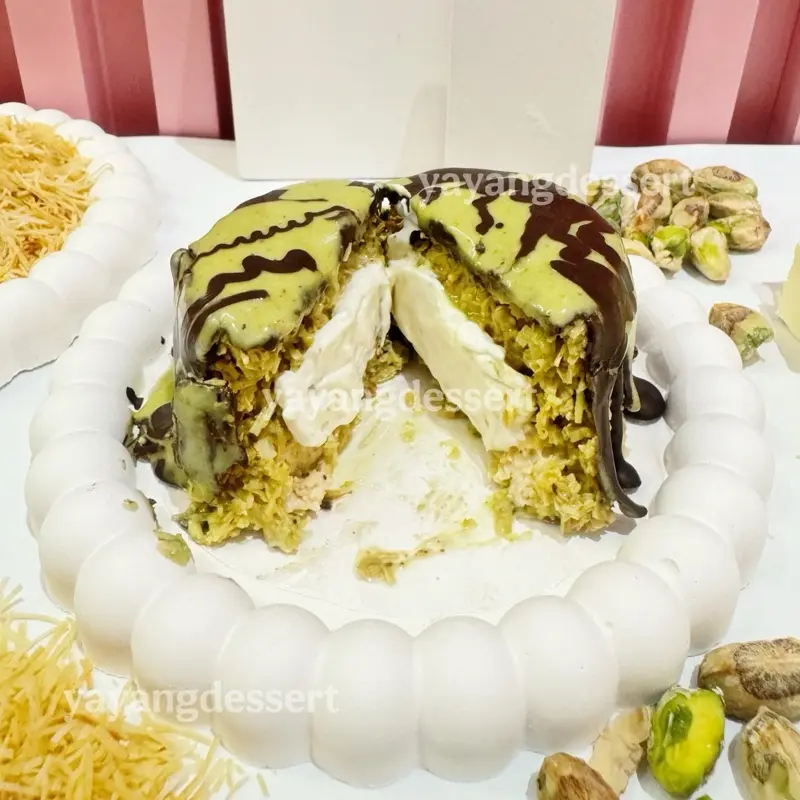 Pistachio Dubai Cheese Boomb 170g FREE Cokelat Dubai Mini 40g Keju 1
