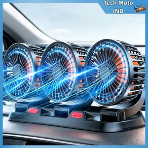 12/V24V Kipas Angin Mobil Triple Blower Car Fan Kipas Angin power outlet