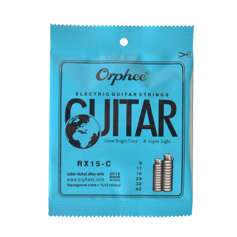 Orphee RX SET Senar GItar Elektrik Ukuran 9 10 11 RX15 RX17 RX19 RX15-C 6