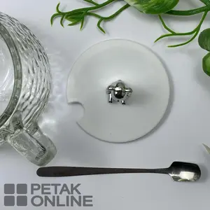 Gelas Cangkir Gagang Kaca Panda 350 ML