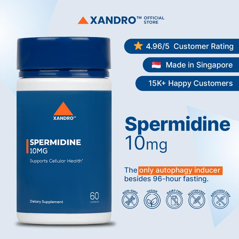 Poudre De Spermidine 500g PlantPills - 215mg Par Dose, Avec Chlorella, 100% Naturelle (Valide Mai 2028)