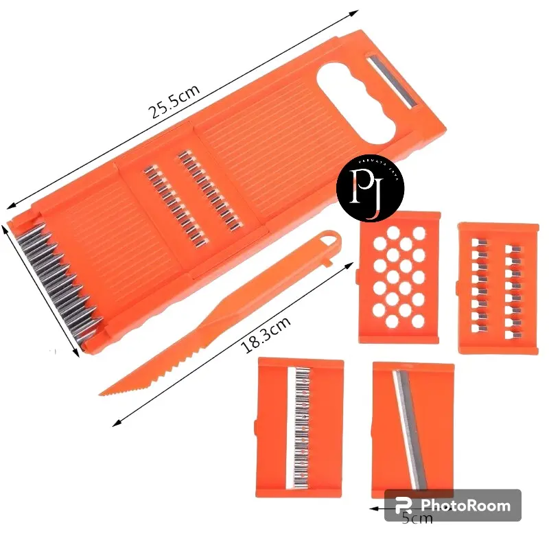 Parutan Multifungsi 8 IN 1 / Parutan multifungsi wortel buah & sayur/ Parutan Merah TY7 2