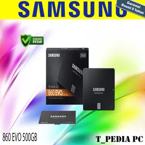 Samsung SSD 860 EVO 500GB 2.5" SATA 6Gb/s dengan Konektor SATA dan Caddy Transparan 2.5 Inch USB 3.0 untuk PC Client