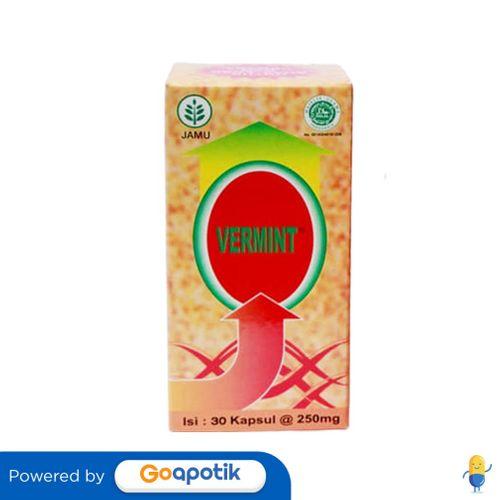 Gambar VERMINT KAPSUL CACING BOX 30 KAPSUL dari Apotek Palapa Tangerang by GoApotik Kota Tangerang Selatan Tokopedia